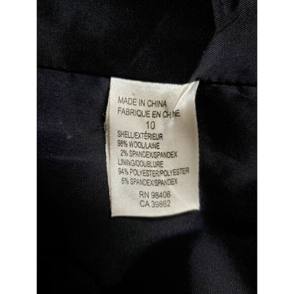 Theory Wool Blend Blazer Size 10 - Picture 6 of 7